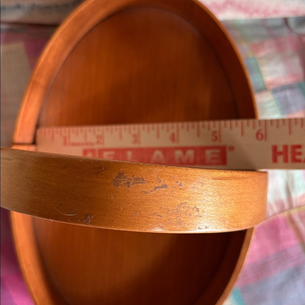 Gerald E Henn Shaker Wood Basket - Picture 12 of 16